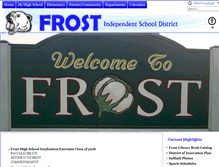 Tablet Screenshot of frostisd.org